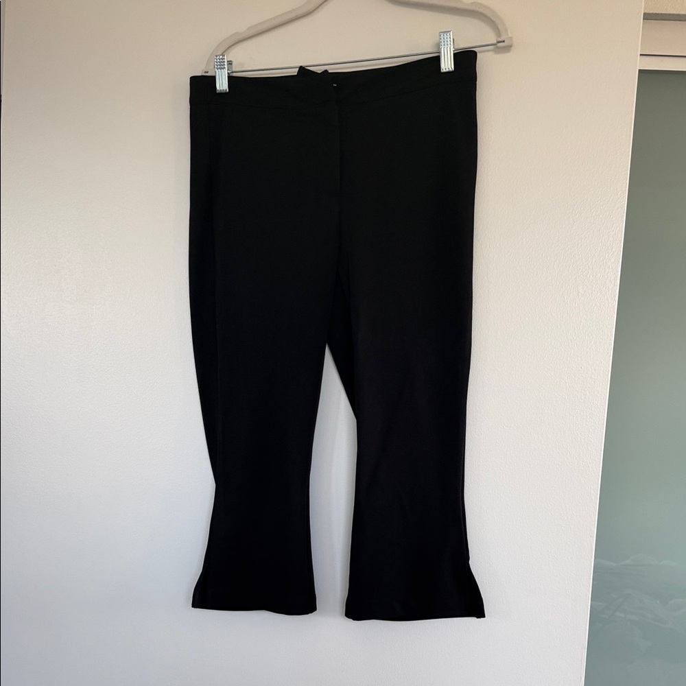 Peppermayo Rue Capri Pants Black High-Waist Trousers